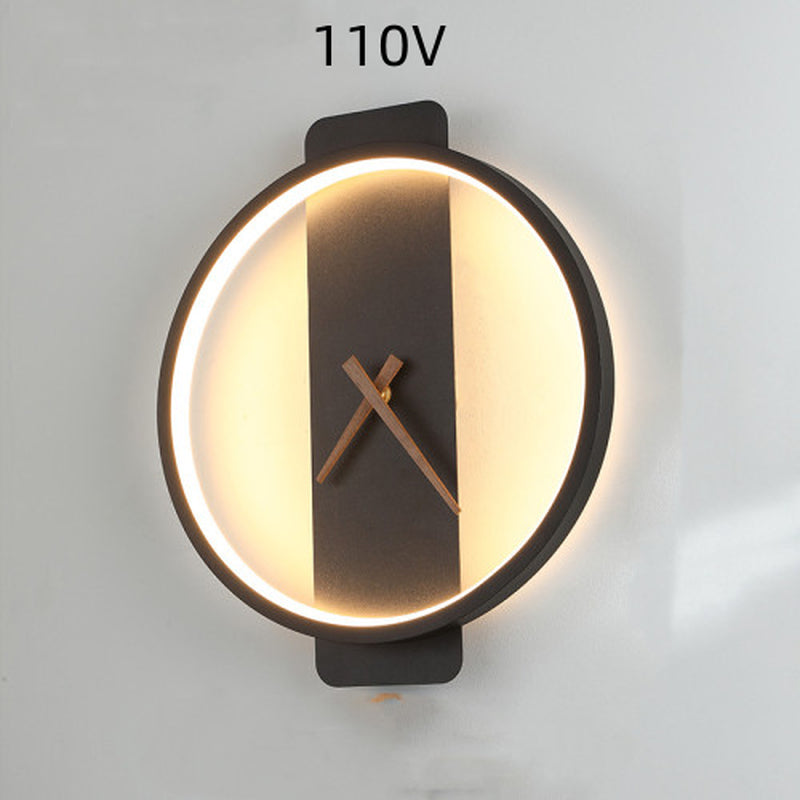 Wall Lamp & Bedside Clock