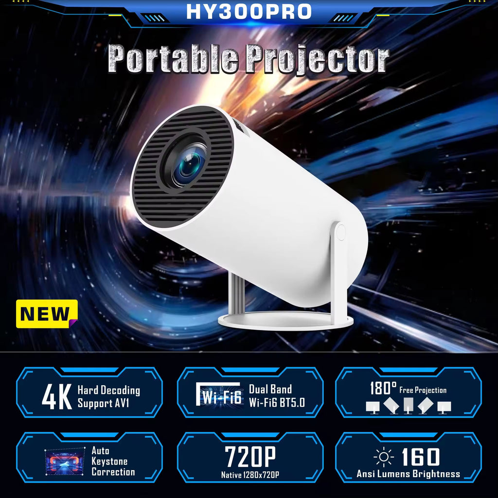 HY300 Smart Portable Projector